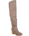 【送料無料】 ジュルネ コレクション レディース ブーツ・レインブーツ シューズ Women's Kaison Wide Calf Boots Taupe