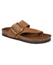 【送料無料】 ホワイトマウンテン レディース サンダル シューズ Women's Harley Footbed Sandals Whiskey Leather(4)