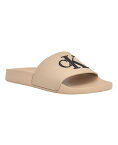 【送料無料】 カルバンクライン レディース サンダル シューズ Women's Arin2 Beach Slide Slip-On Sandals Taupe