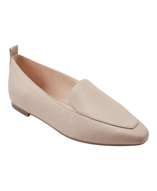 【送料無料】 マークフィッシャー レディース パンプス シューズ Women's Seltra Almond Toe Slip-On Dress Flat Loafers Light Natural- Faux Leather