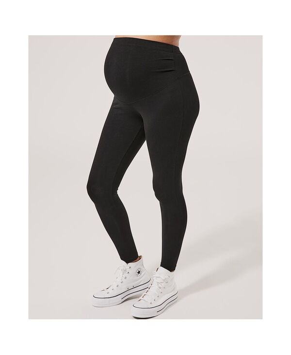 yz pNg fB[X MX {gX Maternity Go-to Legging Made With Organic Cotton Black