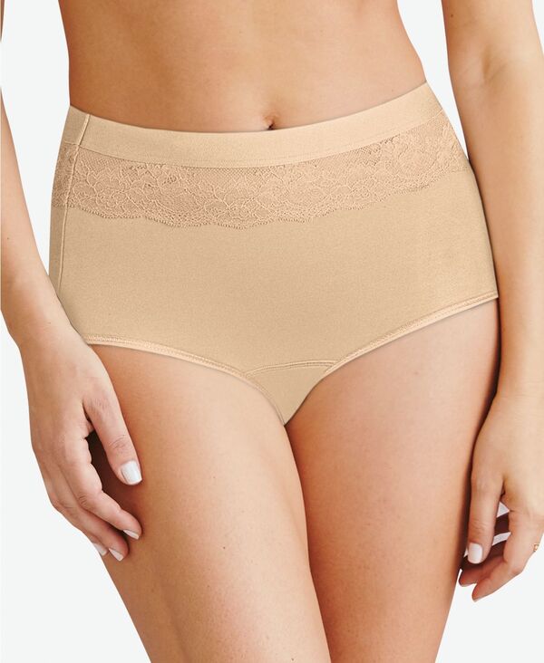 【送料無料】 バリ レディース パンツ アンダーウェア Women 039 s Beautifully Confident Brief Period Underwear With Light Leak Protection DFLLB1 Soft Taupe (Nude 4)