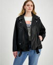 ReVida ŷԾŹ㤨̵֡ ꡼Х ǥ 㥱åȡ֥륾  Plus Size Faux Leather Long Line Belted Moto Jacket BlackפβǤʤ34,800ߤˤʤޤ