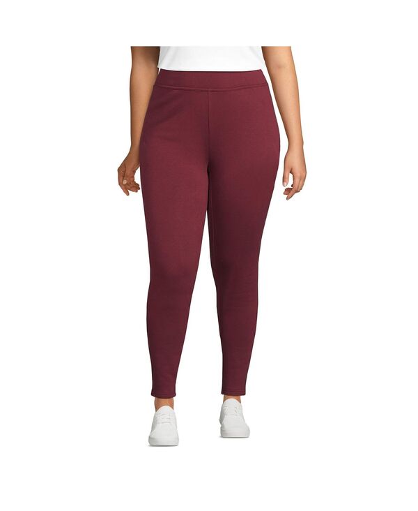 yz YGh fB[X MX {gX Plus Size High Rise Serious Sweats Pocket Leggings Rich burgundy