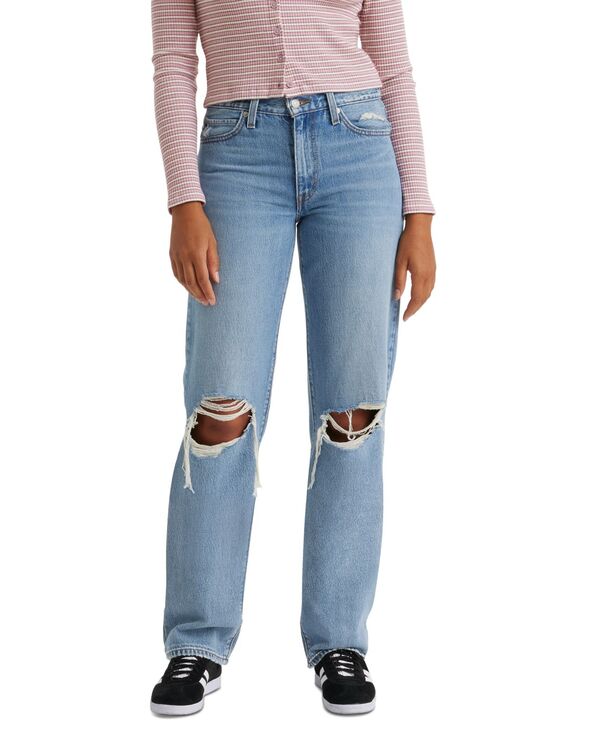  リーバイス レディース デニムパンツ ジーンズ ボトムス Women's Mid Rise Cotton 94 Baggy Jeans Caution Hot Pants
