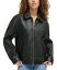 【送料無料】 リーバイス レディース ジャケット・ブルゾン アウター Women's Retro Faux-Leather Bomber Jacket Black