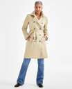 【送料無料】 スタイルアンドコー レディース ジャケット・ブルゾン アウター Women's Classic Trench Coat Travertine Tile(4)