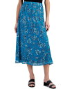 yz WFCGRNV fB[X XJ[g {gX Women's Printed Pull-On Skirt Seafrost Combo