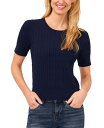 yz ZZ fB[X jbgEZ[^[ AE^[ Women's Cotton Cable-Knit Short-Sleeve Sweater Classic Navy