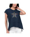     W[X[ tH[n[ oC J[ oNX fB[X TVc gbvX Women's Navy Houston Astros Cheer Fashion T-shirt Navy