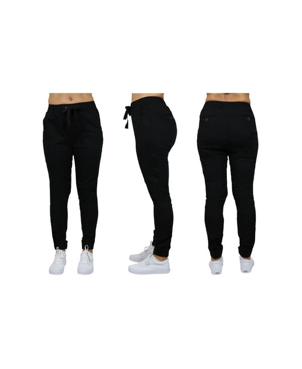  ギャラクシーバイハルビック レディース カジュアルパンツ ボトムス Women's Basic Stretch Twill Joggers Black