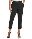 【送料無料】 ダナ キャラン ニューヨーク レディース カジュアルパンツ ボトムス Women's Mid-Rise Pull-On Cropped Pants Black