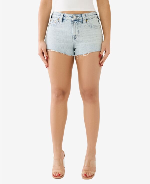 ̵ ȥ롼ꥸ ǥ ϡեѥġ硼 ܥȥॹ Women's Hip Cutout Summer Denim Shorts Medium Wash