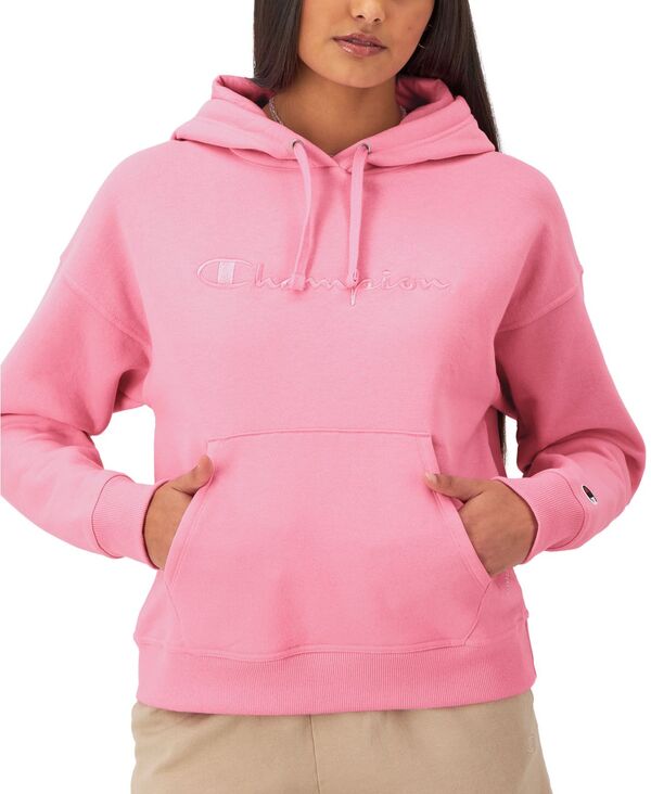 yz `sI fB[X p[J[EXEFbg t[fB[ AE^[ Women's Powerblend Hoodie Sweatshirt Marzipan Pink