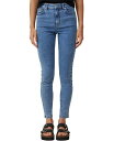 yz RbgI fB[X fjpc W[Y {gX Women's High Rise Skinny Jeans Sea Blue