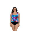 【送料無料】 ロンギチュード レディース 上下セット 水着 Women's Twist Pull Sash Tank One-Piece Swimsuit Pa...
