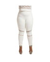 【送料無料】 ポエティック ジャスティス レディース レギンス ボトムス Women's Plus Size Curvy-Fit Lace Inset Pull...