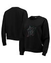 【送料無料】 ダナ キャラン ニューヨーク レディース パーカー・スウェット アウター Women's Black Miami Marlins Carrie P...