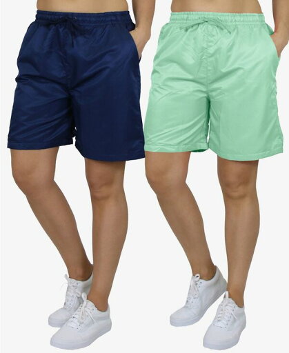 【送料無料】 ギャラクシーバイハルビック レディース ハーフパンツ・ショーツ ボトムス Women's Active Workout Training Shorts - Pack of 2 Navy Mint 【送料無料】 ギャラクシーバイハルビック レディース ハーフパンツ・ショーツ ボトムス Women's Active Workout Training Shorts - Pack of 2 Navy Mint