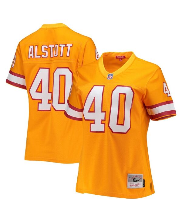 【送料無料】 ミッチェル&ネス レディース シャツ トップス Women's Mike Alstott Orange Tampa Bay Buccaneers Legacy Replica Player Jersey Orange