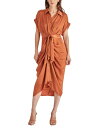 yz XeB[u }f fB[X s[X gbvX Women's Tori Tie-Front Midi Shirtdress Sienna