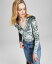 【送料無料】 アンドノウディス レディース シャツ トップス Women's Puff-Shoulder V-Neck Velvet Bodysuit Agave Green