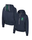 yz RVA fB[X p[J[EXEFbg t[fB[ AE^[ Women's Navy Notre Dame Fighting Irish Margo Raglan Half-Zip Hoodie Navy