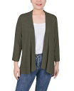 【送料無料】 ニューヨークコレクション レディース ニット・セーター カーディガン アウター Women's 3/4 Sleeve Solid Cardigan...