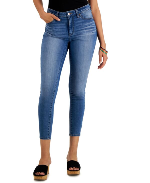 【送料無料】 セレブリティピンク レディース デニムパンツ ジーンズ ボトムス Juniors' Curvy Distressed Skinny Ankle Jeans Revel