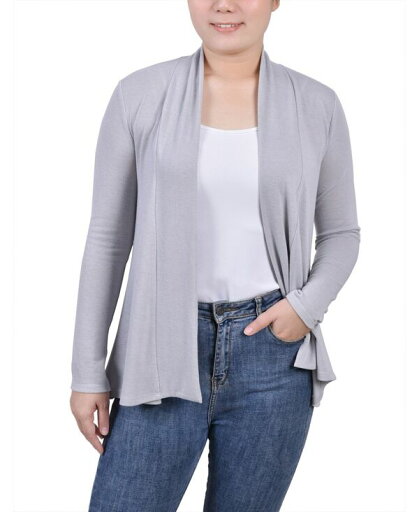 【送料無料】 ニューヨークコレクション レディース ニット・セーター カーディガン アウター Women's Sleeve Swing Cardigan Sweater Light Gray 【送料無料】 ニューヨークコレクション レディース ニット・セーター カーディガン アウター Women's Sleeve Swing Cardigan Sweater Light Gray