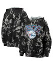  マジェスティック レディース パーカー・スウェット フーディー アウター Women's Threads Black Philadelphia 76ers Burble Tie-Dye Tri-Blend Pullover Hoodie Black