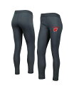 【送料無料】 コンセプツ スポーツ レディース レギンス ボトムス Women's Charcoal Wisconsin Badgers Upbeat Sherpa Leggings Charcoal