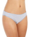 【送料無料】 カルバンクライン レディース パンツ アンダーウェア Cotton Form Bikini Underwear QD3644 Marching Stripe Flint Grey