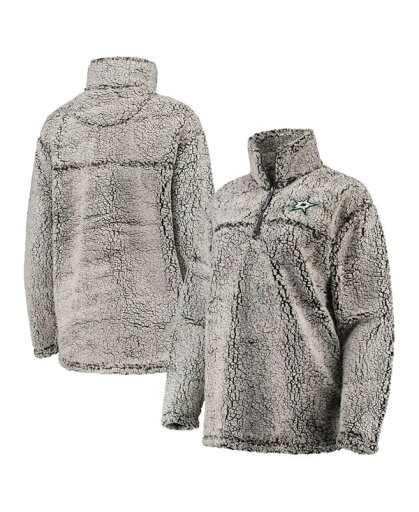 【送料無料】 ジースリー フォーハー バイ カール バンクス レディース ジャケット・ブルゾン アウター Women's Gray Dallas Stars Sherpa Quarter-Zip Pullover Jacket Gray 【送料無料】 ジースリー フォーハー バイ カール バンクス レディース ジャケット・ブルゾン アウター Women's Gray Dallas Stars Sherpa Quarter-Zip Pullover Jacket Gray