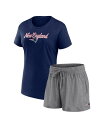 【送料無料】 ファナティクス レディース ナイトウェア アンダーウェア Women's Navy Heather Charcoal New England Pa...