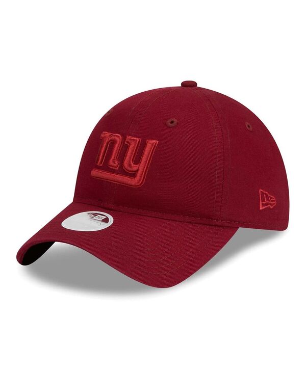 ニューヨークハット 帽子 レディース 【送料無料】 ニューエラ レディース 帽子 アクセサリー Women's Cardinal New York Giants Color Pack 9TWENTY Adjustable Hat Cardinal