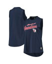 【送料無料】 ダナ キャラン ニューヨーク レディース タンクトップ トップス Women's Navy Cleveland Guardians Marcie Tank Top Navy|詳細画像