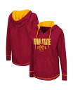 【送料無料】 コロシアム レディース パーカー・スウェット フーディー アウター Women's Cardinal Iowa State Cyclones Tunic Pullover Hoodie Cardinal