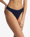 yz nL[pL[ fB[X pc A_[EFA Women's Move Calm Natural Rise Thong Underwear 2P1664 Blackberry Crumble Waterfall Blue