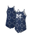 【送料無料】 コロシアム レディース タンクトップ トップス Women's x Wrangler Navy Distressed Michigan Wolve...