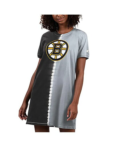 【送料無料】 スターター レディース ワンピース トップス Women's Black Boston Bruins Ace Tie-Dye Sneaker Dress Black 【送料無料】 スターター レディース ワンピース トップス Women's Black Boston Bruins Ace Tie-Dye Sneaker Dress Black