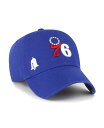 【送料無料】 47ブランド レディース 帽子 アクセサリー Women's Royal Philadelphia 76ers Confetti Undervisor Clean Up Adjustable Hat Royal