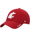 【送料無料】 47ブランド レディース 帽子 アクセサリー Women's Crimson Washington State Cougars Miata Clean Up Logo Adjustable Hat Crimson