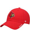 【送料無料】 47ブランド レディース 帽子 アクセサリー Women's Red Louisville Cardinals Miata Clean Up Logo Adjustable Hat Red