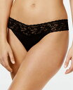 【送料無料】 ハンキーパンキー レディース パンツ アンダーウェア Cotton Original-Rise Lace-Waist Thong 891801 B...
