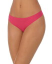 ダナ・キャラン 【送料無料】 ダナ キャラン ニューヨーク レディース パンツ アンダーウェア Litewear Cut Anywear Logo Thong Underwear DK5026 Rose