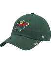 【送料無料】 47ブランド レディース 帽子 アクセサリー Women's Green Minnesota Wild Miata Clean Up Adjustable Hat Green