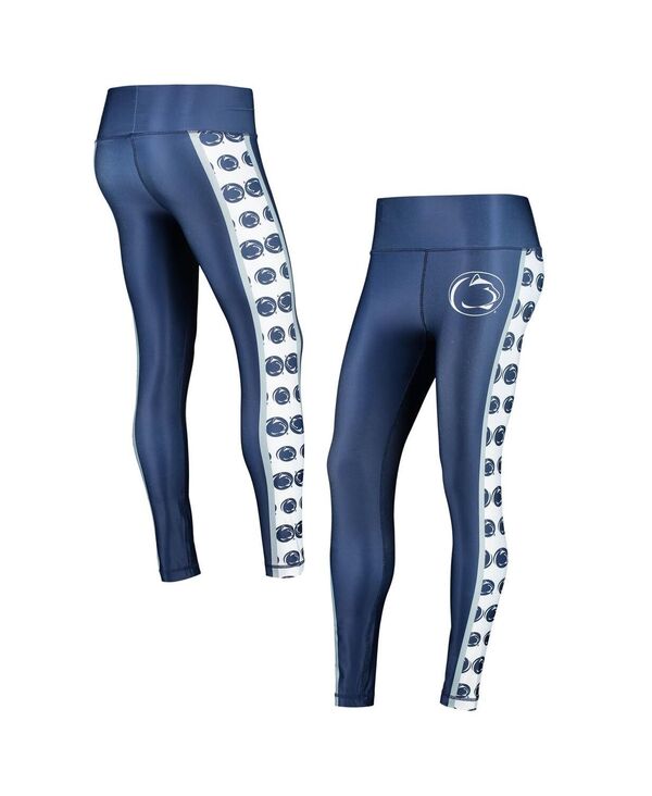 yz RZvc X|[c fB[X MX {gX Women's Navy Penn State Nittany Lions Dormer Knit Leggings Navy