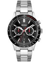 yz {X Y rv ANZT[ Allure Men's Chronograph Silver-Tone Stainless Steel Bracelet Watch 44mm Silver