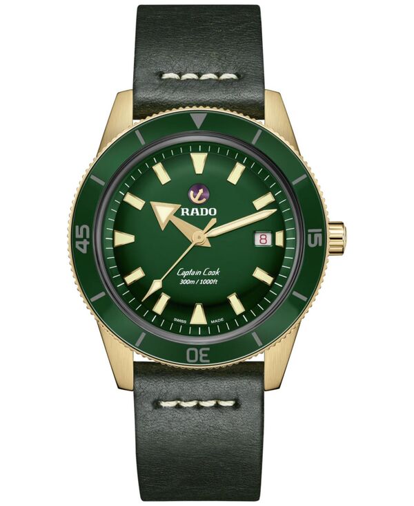 ̵   ӻ ꡼ Captain Cook Men's Automatic Green Stainless Steel Strap Watch 42 mm Green